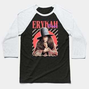 ErykahErykah Badu Vintage 1971 // Baduizm Original Fan Design Artwork Baseball T-Shirt